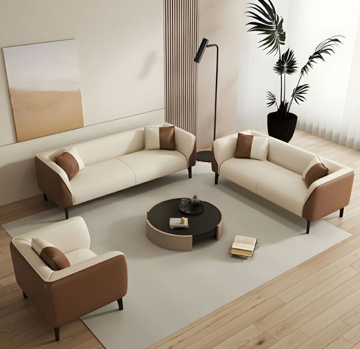 Elara Modern 3+1+1 Sofa Set