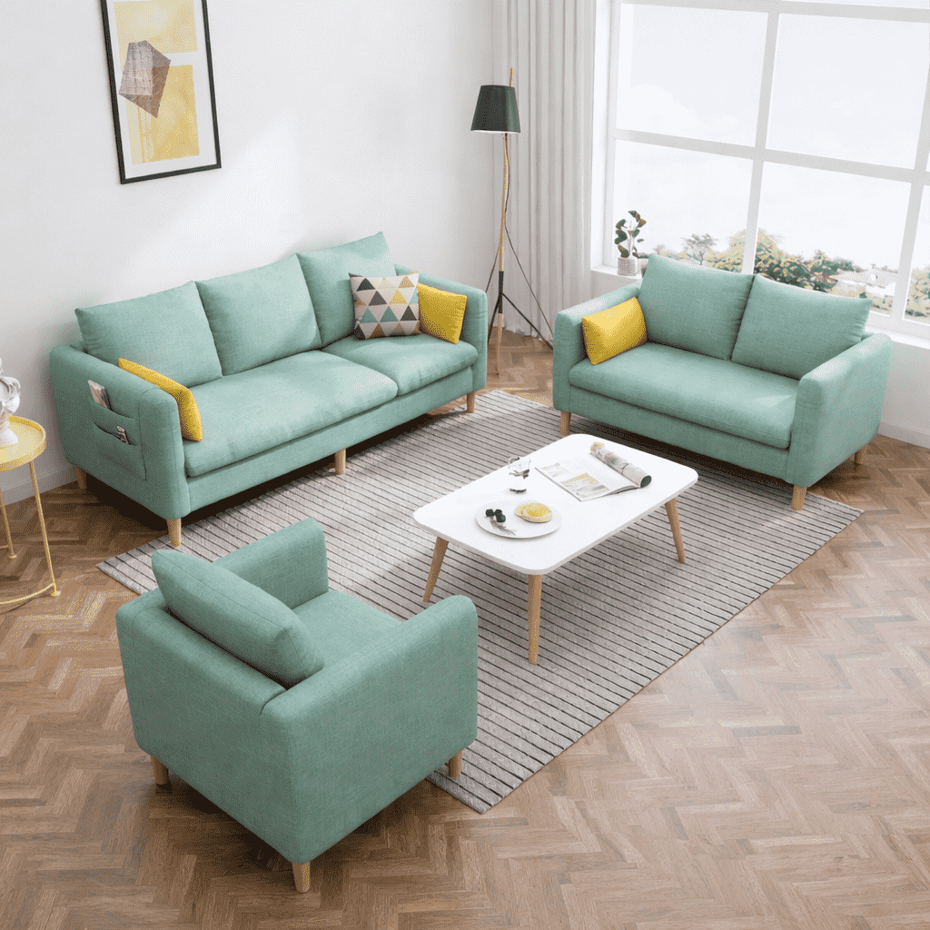 Mintora Modern 3+2+1 Sofa Set