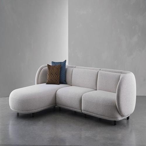 Modern Curved L-Shape Sofa