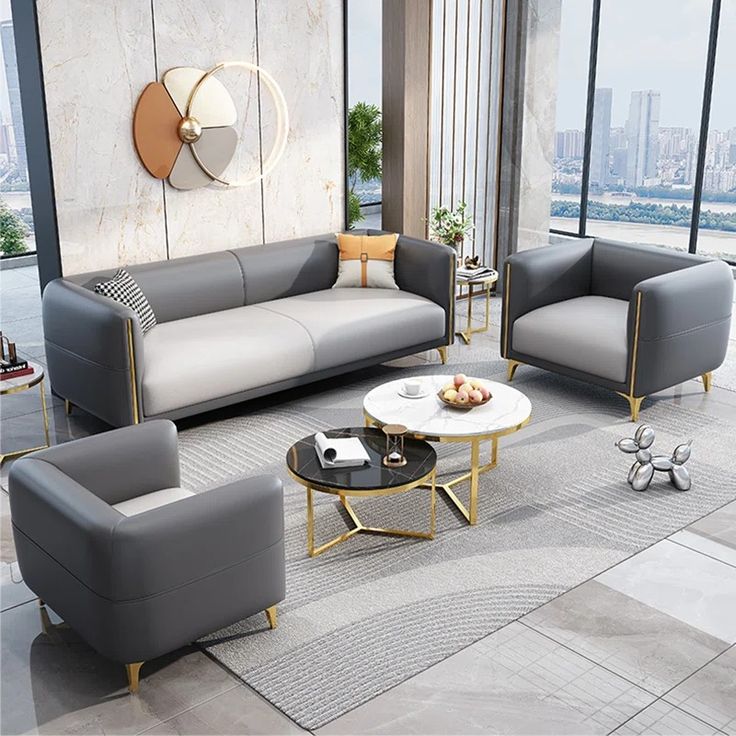 Urbanix Luxe 3+1+1 Sofa Set