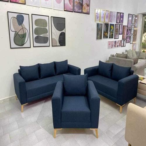 Navyra Modern 3+1+1 Sofa Set