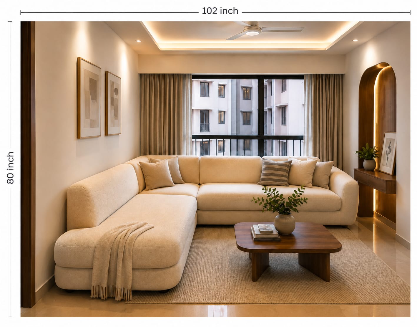 L Shape Sofa Set